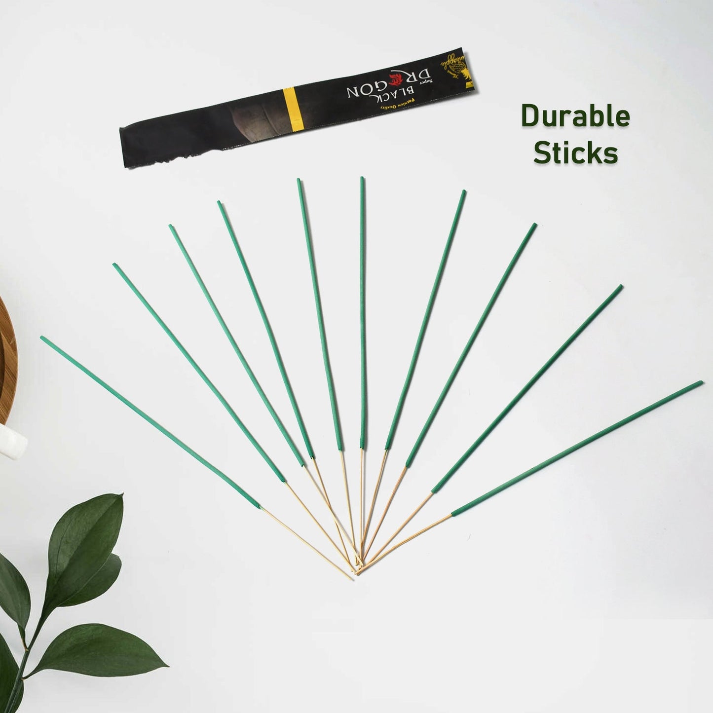Side view of FlyTamer Herbal Mosquito Agarbatti box packaging, showing product details.