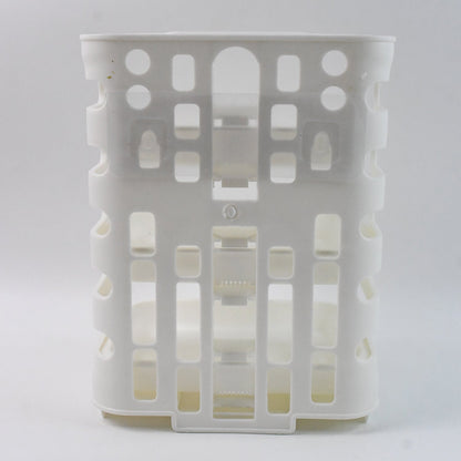 Plastic kitchen shelf organizer with three tiers for pantry storage