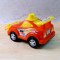 Racing Car Toy with expressive face and sturdy bumper