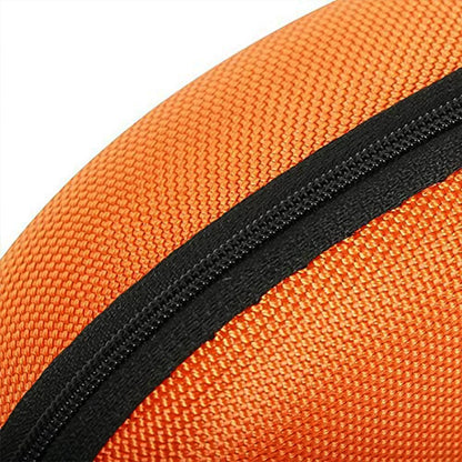 A close-up view of the sturdy zipper on the sunglasses hard case, emphasizing durability.