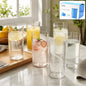 Plastic Glasses Set – Unbreakable Transparent 350ml (Set of 6)