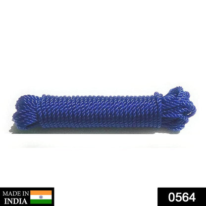 Close-up view of the durable mixed-color multipurpose rope for versatile use.