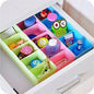 Organivo 4-piece drawer organizer set with 5 grid compartments, displayed on a clean white background.