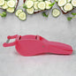 Multicolor 2-in-1 vegetable cutter with peeler from Quickslice for efficient kitchen prep.