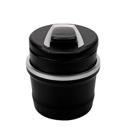 Luxe glow effect of portable car ashtray with lid