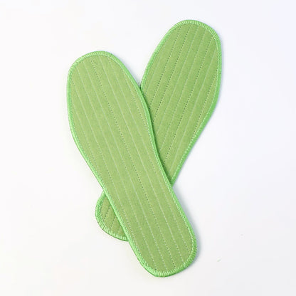 Fabric shoe insoles made for comfortable daily wear footwear