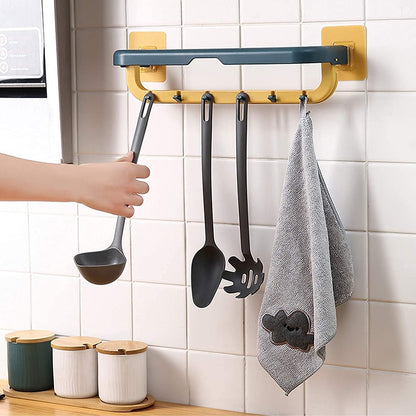 Organized bathroom space featuring the efficient Siplix Wall Mounted Towel Holder.