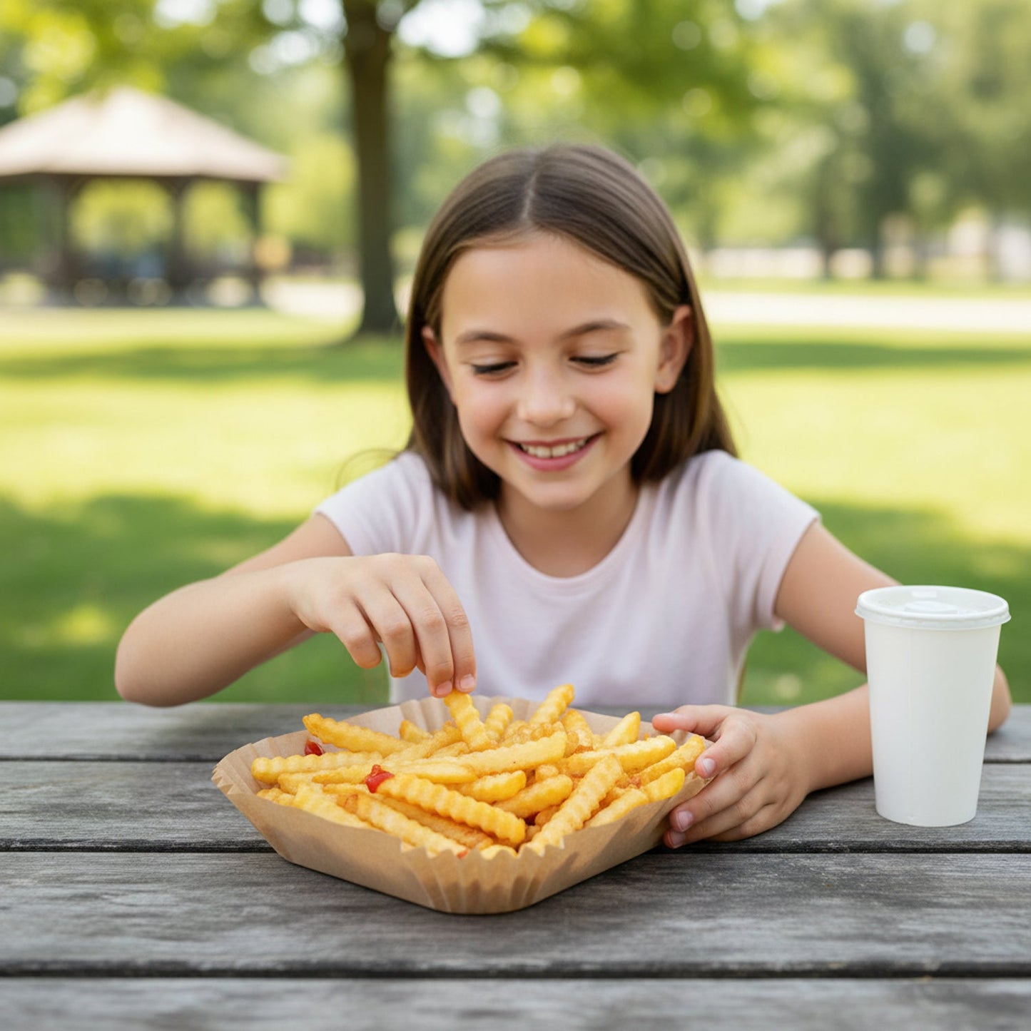 Disposable baking paper tray liners for air fryers