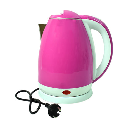 Top view of the stainless steel kettle with its wide mouth for easy cleaning.