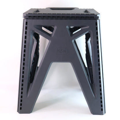 Supermom 18 inch folding stool supporting heavy weight securely