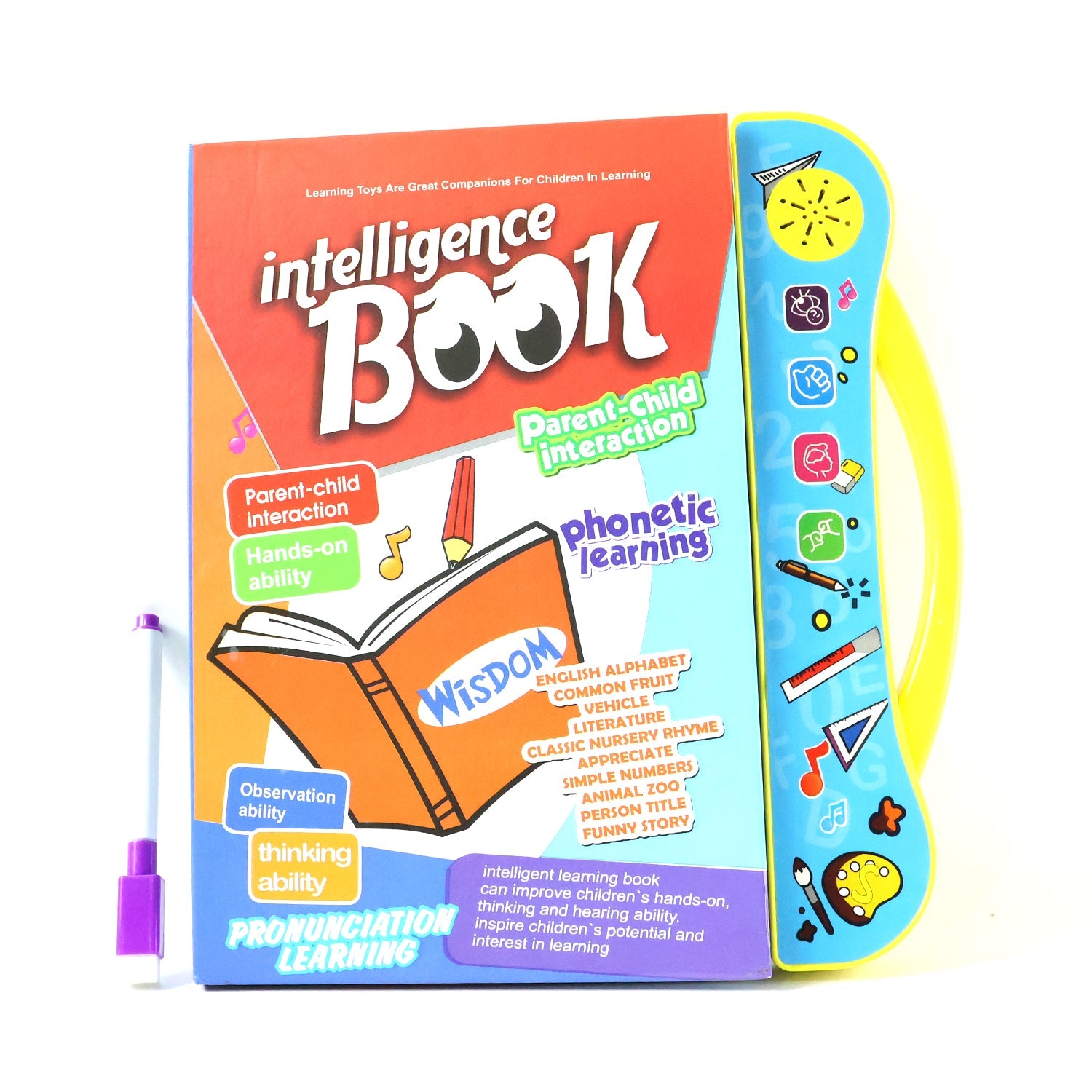 Kids learning book gift set with interactive sound and phonics