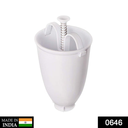 Efficient plastic Medu Vada Maker and donut dispenser for quick, consistent results.