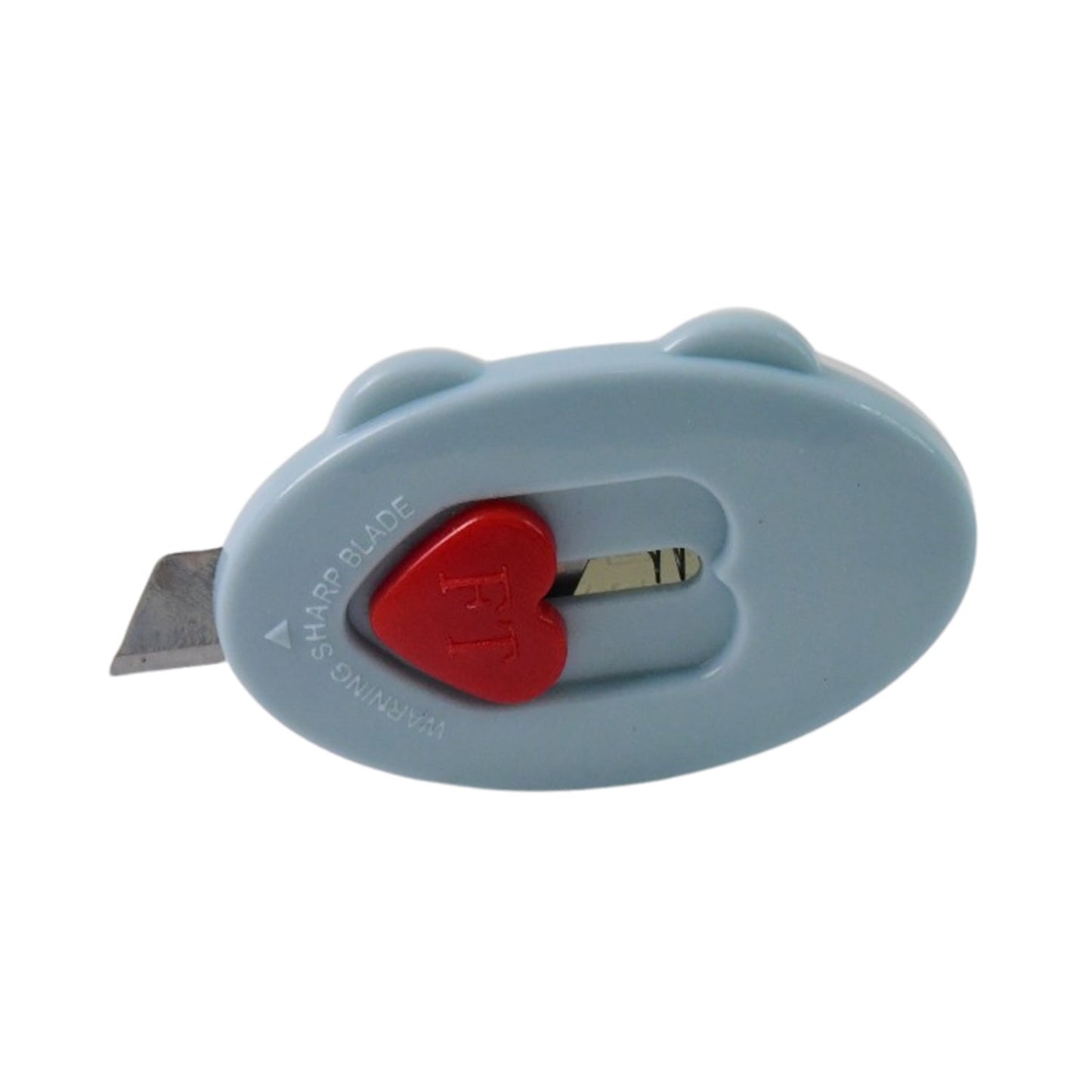 Portable mini utility cutter knife with heart lock for crafts