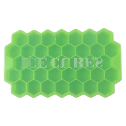 Stackable honeycomb ice mold tray for stylish icy drinks