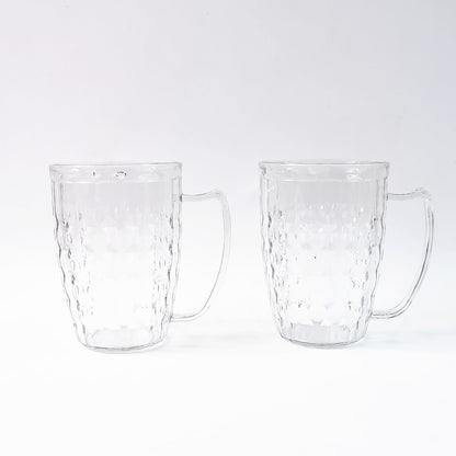 Apex Mocktail Mug Glass set of two with modern design for everyday beverages