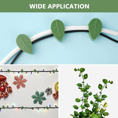 Close-up of an invisible plant climbing wall clip securing a vine.