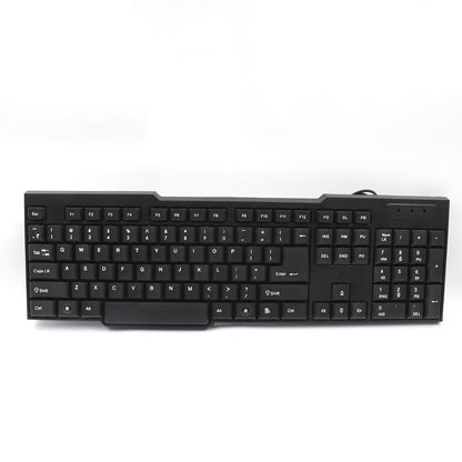 Standard 104-key layout of the plug-and-play computer keyboard.