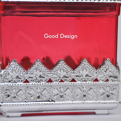 Styleva Ruby storage container filled with various dry fruits, ready for serving.