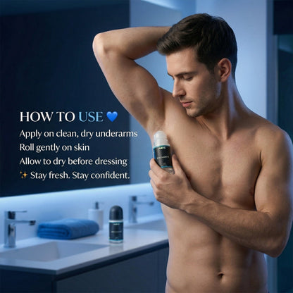 Long-lasting body fragrance roll-on deodorant for daily freshness