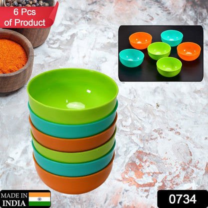 Six white soup bowls ideal for serving soup and snacks in daily use