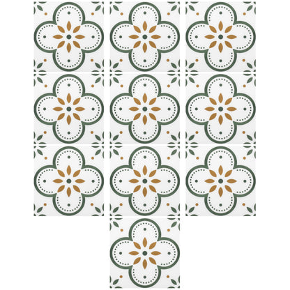 A single patterned Peel and Stick Tile showcasing its design and texture.