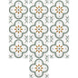 A single patterned Peel and Stick Tile showcasing its design and texture.