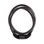 Safora multi-purpose bicycle cable lock with 4-dial combination.