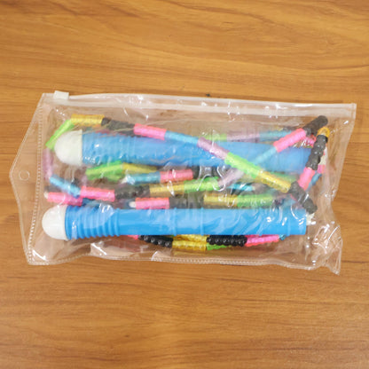 Colorful and lightweight beaded skipping rope perfect for active kids