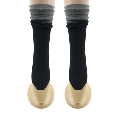 High-quality thickened ankle socks providing warmth and comfort.