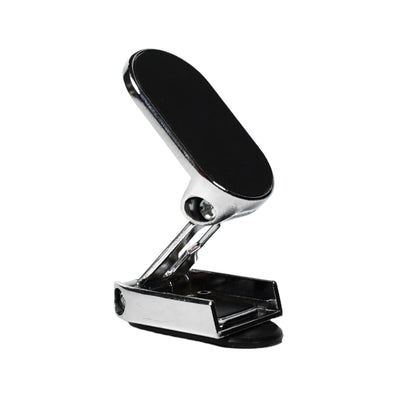 Side view of the 360° rotating magnetic car phone holder securely mounted.