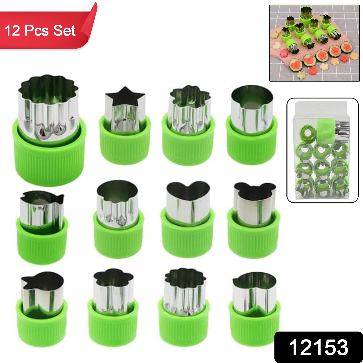 Delicious cookies in star, heart, and bunny shapes made with stainless steel cutters.