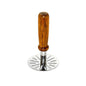 Ergonomic stainless steel paubhaji masher for efficient vegetable mashing.