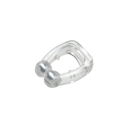 Person sleeping peacefully, suggesting the effectiveness of the anti-snore clip.