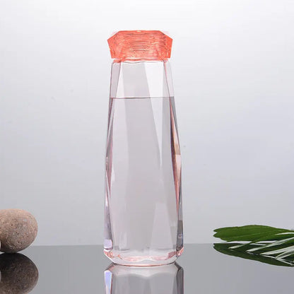 500ml glass fridge water bottle with BPA-free plastic cap from Own Hydrate