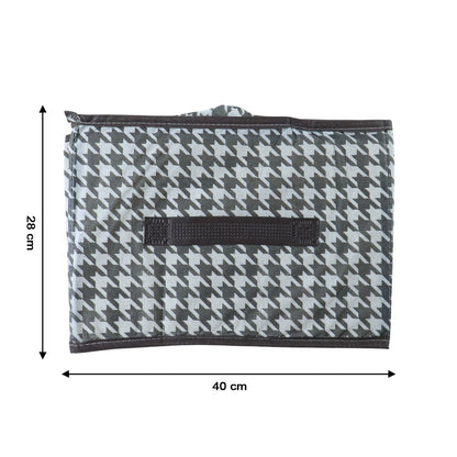 Home organization foldable fabric storage basket