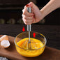 Steel small hand push rotary whisk 27cm