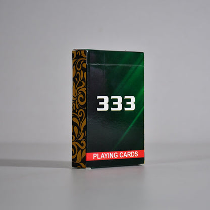 Close-up of a Luxury Playing Cards deck, ready for game night.