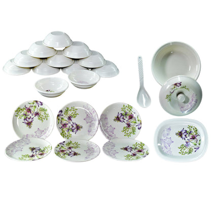 NG 32-piece dinner set packaging, ready for gifting or home use.
