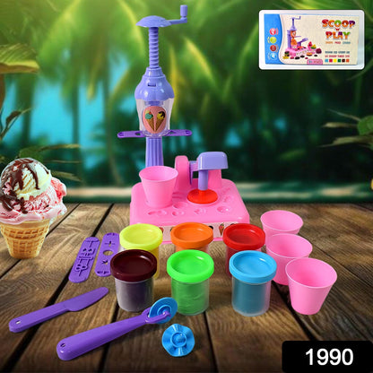 Vibrant rainbow-coloured modelling dough included in the creative play set for children.