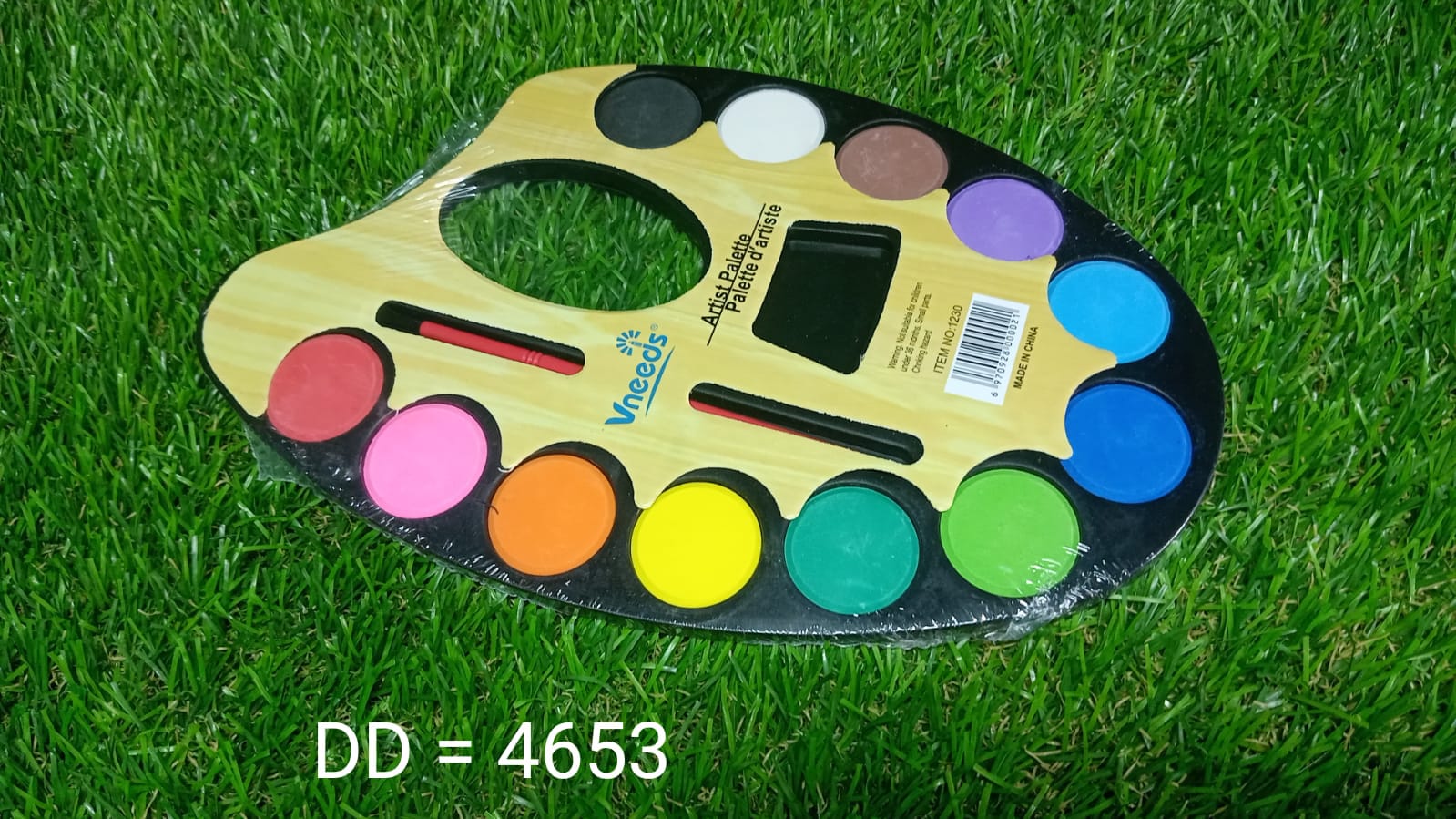 Non-Toxic Watercolor Set palette, ready for sketching and painting.