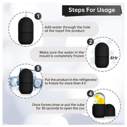 Cooling facial massager ice roller for effective daily skincare routine.