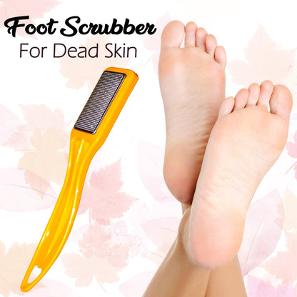 Textured surface of the foot scrubber designed for smooth callus removal.