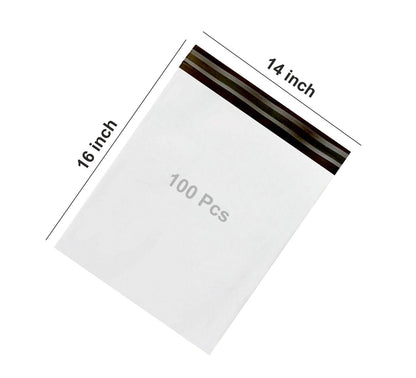 Courier bag with a transparent POD pouch for documentation.