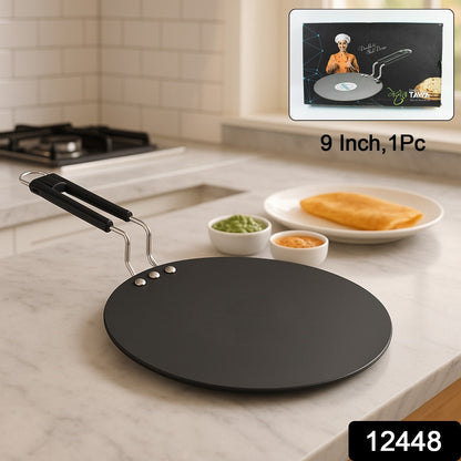 Compact iron base non-stick roti tawa for quick cooking