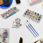 Complete Paint by Number Kit for adults by Indo Glow, featuring canvas, paints, and brushes.