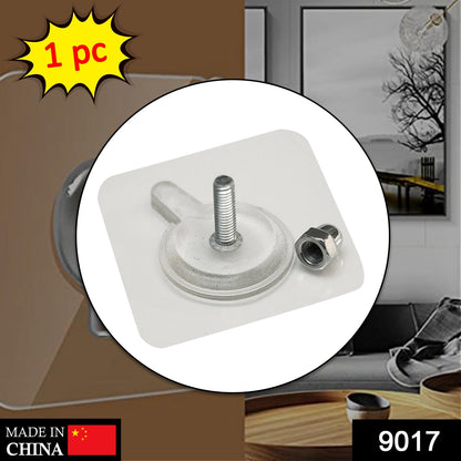 Adhesive wall hook mounted on a clean surface, ready for household and office organization.