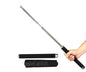 Fully extended collapsible self-defense stick for personal safety.