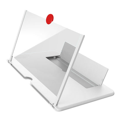 Foldable mobile phone screen magnifier, ideal for travel and eye protection.