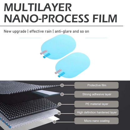 Specification details of HD clear protective mirror film for cars