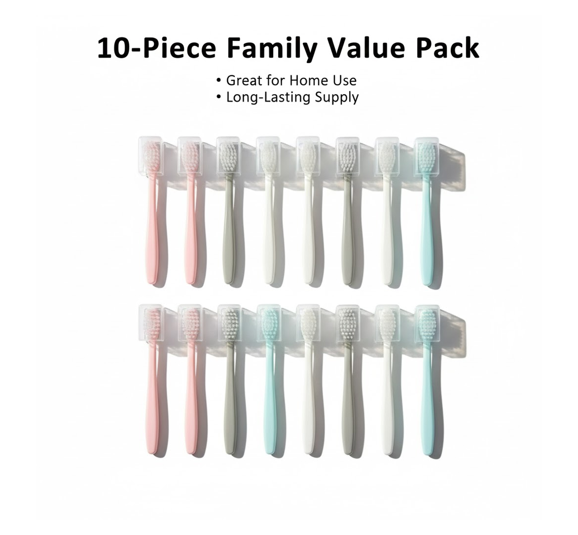 Soft and gentle ultra soft bristled toothbrush ideal for kids and adults